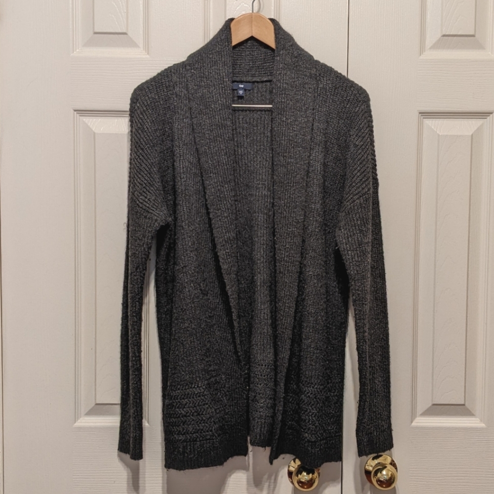 Grey Gap long cardigan